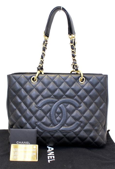 brown leather chanel bag|chanel black leather tote bag.